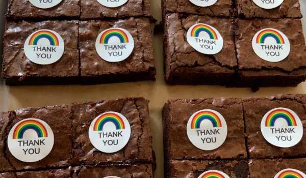 Logo brownies thank you
