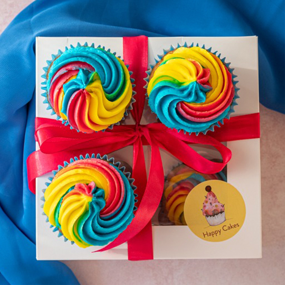 Rainbow - Ronni Allen Photography Rainbow Cupcakes - Ronni Allen Photography