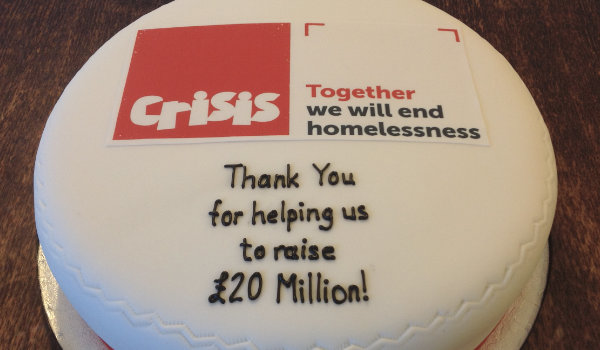 Charity logo cake botley