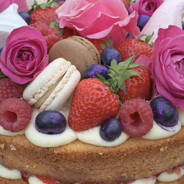 50th birthday cake flowers