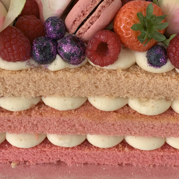 Ombre pink cake summertown