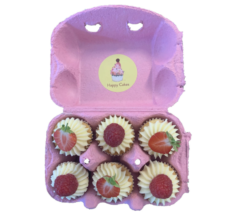 Mini fruity cupcakes