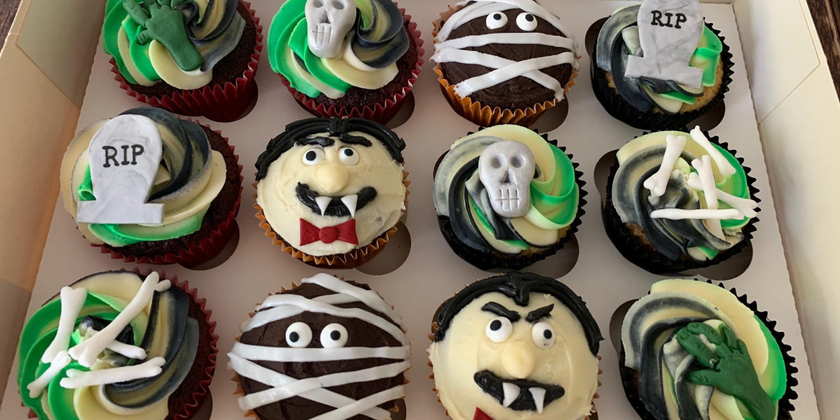 Bespoke halloween cupcakes woodstock