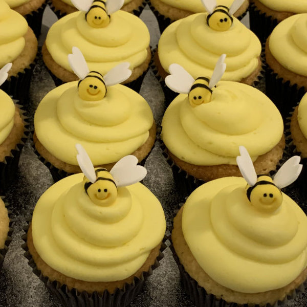 Bumblebee cupcakes bespoke
